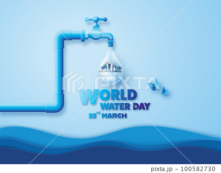 concept of ecology and world water day . concept of ecology and world water day . 100582730