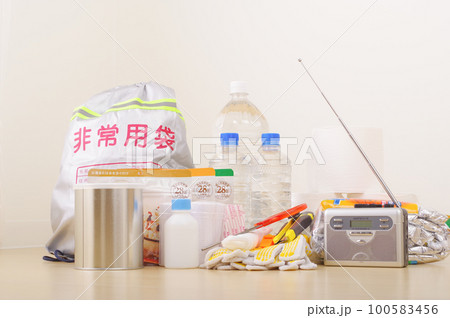 災害の避難セット 災害の避難セット 100583456