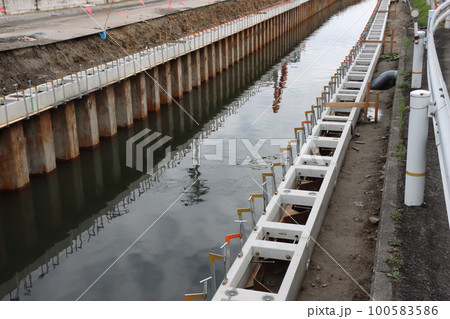 排水路工事 排水路幅拡張 100583586