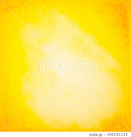 Yellow orange textured background with distressed spots, generative AI 100591135