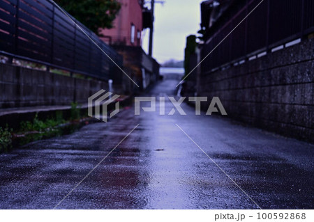 雨の日の路地 雨の日の路地 100592868