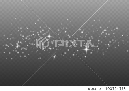 White sparks glitter special light effect. Vector illustration EPS10 White sparks glitter special light effect. Vector illustration EPS10 100594533