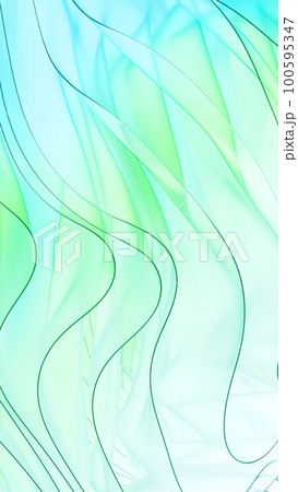 やわらかな曲線の明るい3Dレンダリング背景, クリーンで洗練されたイメージ, 縦長 アブストラクト やわらかな曲線の明るい3Dレンダリング背景, クリーンで洗練されたイメージ, 縦長 アブストラクト 100595347