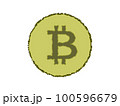 手書き風のビットコイン 100596679