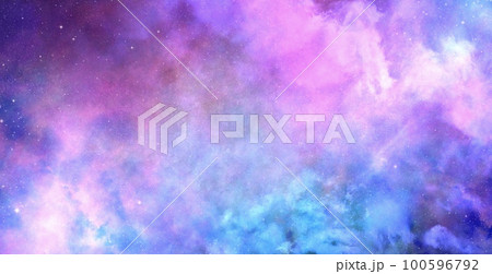 宇宙, ファンタジーな背景, カラフルな星空, ネオンカラー 宇宙, ファンタジーな背景, カラフルな星空, ネオンカラー 100596792