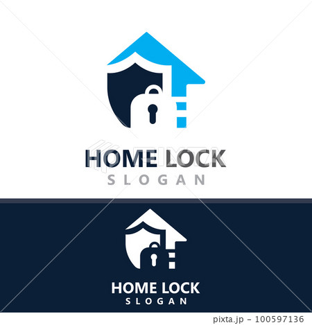 Home Lock Creative logo design security key protection concept for business 100597136
