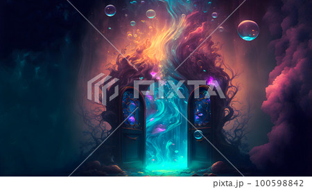 magic gateway background, neural network generated art magic gateway background, neural network generated art 100598842