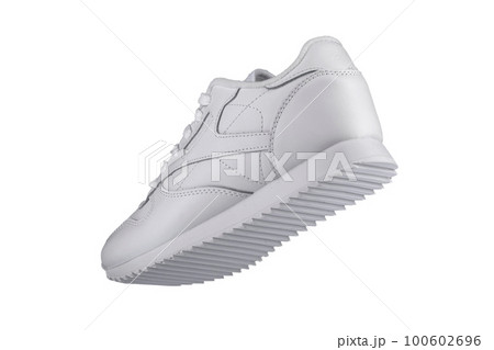 Sport shoes. White sneaker on a white background. Sport shoes. White sneaker on a white background. 100602696