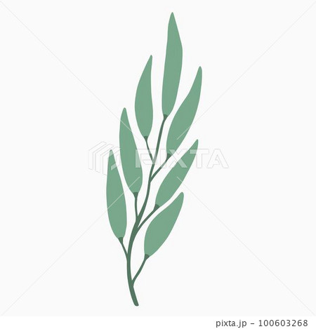Simplicity floral freehand drawing flat design. Simplicity floral freehand drawing flat design. 100603268