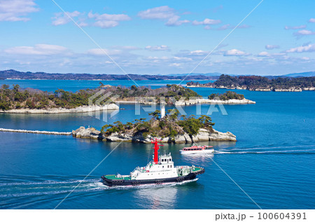 松島四大観・偉観（多聞山からの眺望）【宮城県七ヶ浜】 100604391