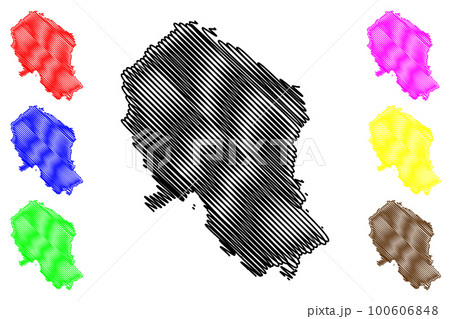 Province of Cordoba (Kingdom of Spain, Autonomous community of Andalusia) map vector illustration, scribble sketch Cordova map Province of Cordoba (Kingdom of Spain, Autonomous community of Andalusia) map vector illustration, scribble sketch Cordova map 100606848