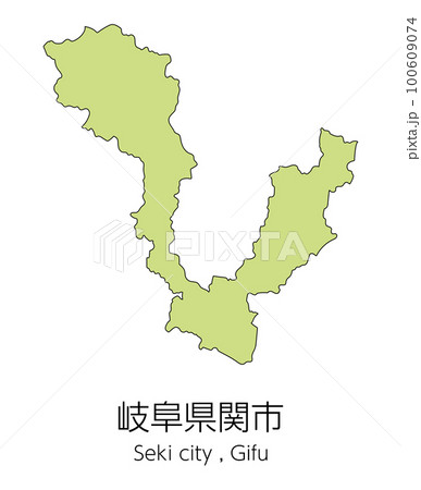 岐阜県関市のイラスト素材 [100609074] PIXTA