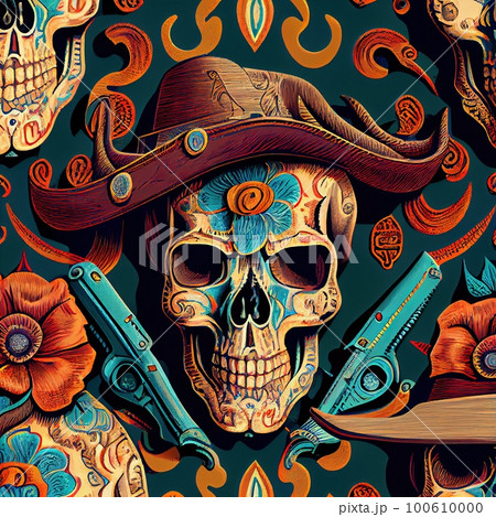 Cowboys  Skull art, Skull artwork, Skull pictures