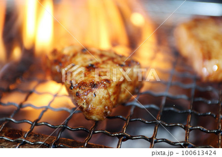 炭焼き炎 焼肉網焼きバーベキュー 100613424