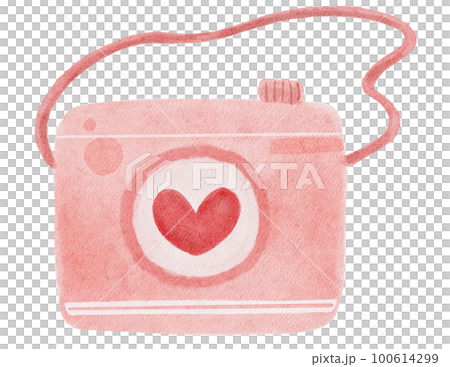 cute classic vintage heart arrow archery watercolour Valentine love sticker hand painting cartoon do 100614299