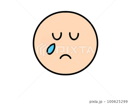 挿絵悲しい絵文字sad emoji 100625299