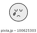 挿絵悲しい絵文字sad emoji 100625303