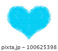手書きの水彩画ハート　LOVE　 100625398