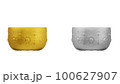 element of gold and silver bowl from image traced 3d. songkran festival thailand travel. 100627907