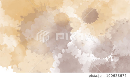 Abstract earth tone watercolor background for your design, watercolor background concept, vector. 100628675