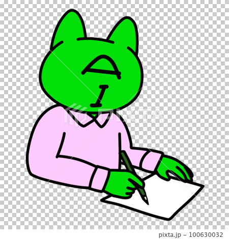 Cat type artificial intelligence that writes sentences (cyber) 100630032