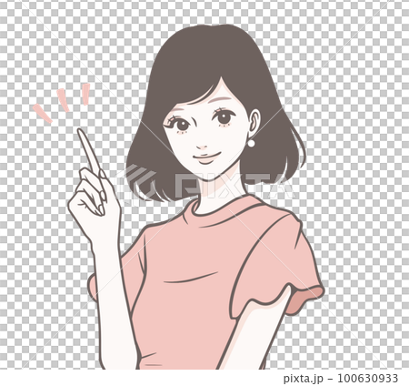 女性插畫素材 女性插畫素材 100630933