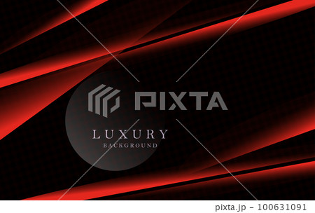 Red sharp oblique stripes on a black textural background 100631091