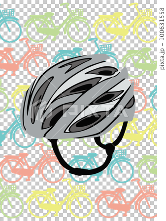 Enlightenment illustration of the obligation to make efforts to wear a bicycle helmet 100631558