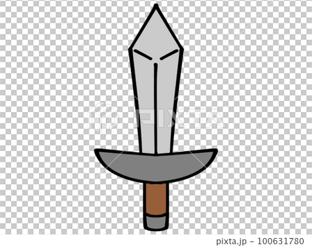 fantasy sword illustration material 100631780