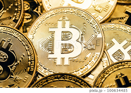 Background of bitcoins 100634485