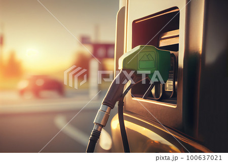 electric filling gun close-up. Generative AI 100637021