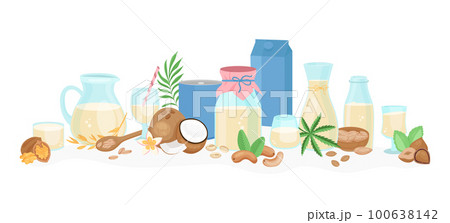 Vegan Milk Products Composition 100638142