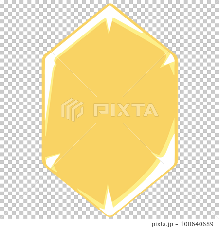 高亮黃色水晶框B 高亮黃色水晶框B 100640689