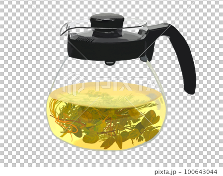 茶壺（加花草茶） 100643044