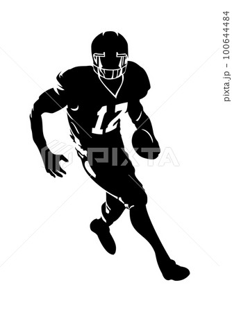 New Orleans Saints. Silhouette of Professional American Football Player  Stock Illustration - Illustration of editorial, sport: 189883116