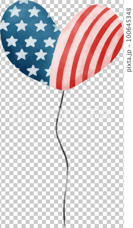 4th of July freedom independence day festive balloon cartoon watercolour decoration illustration 4th of July freedom independence day festive balloon cartoon watercolour decoration illustration 100645348