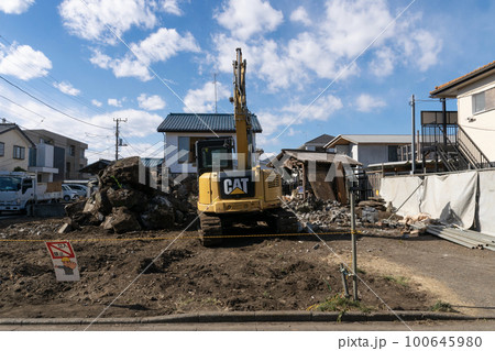 解体工事現場 解体工事現場 100645980