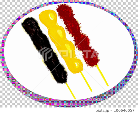 Illustration of Hanami Dango 100646057