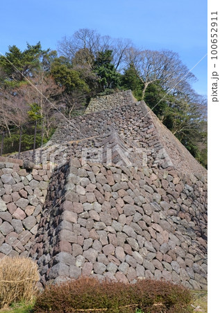 金沢城 本丸南西の高石垣 金沢城 本丸南西の高石垣 100652911