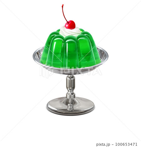 レトロなゼリーのイラスト 100653471