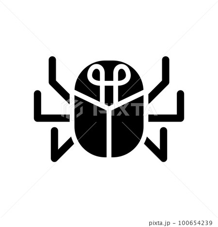 Virus computer icon Virus computer icon 100654239