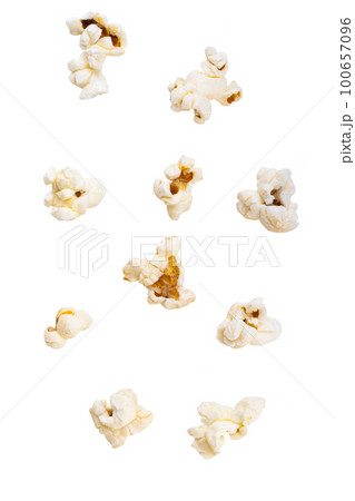 popcorn isolated popcorn isolated 100657096