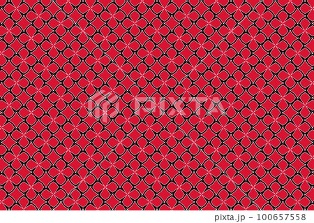 Geometric pattern in the colors of the national flag of Trinidad and Tobago. The colors of Trinidad and Tobago. 100657558