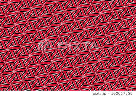 Geometric pattern in the colors of the national flag of Trinidad and Tobago. The colors of Trinidad and Tobago. 100657559