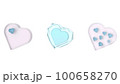 アクスタ風クリアハート（クリアブルー） 100658270