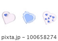 アクスタ風クリアハート（ブルー） 100658274