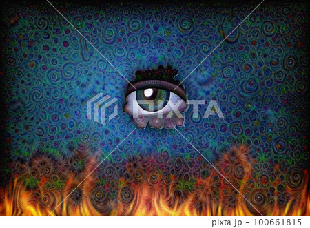 Eye in abstract 100661815