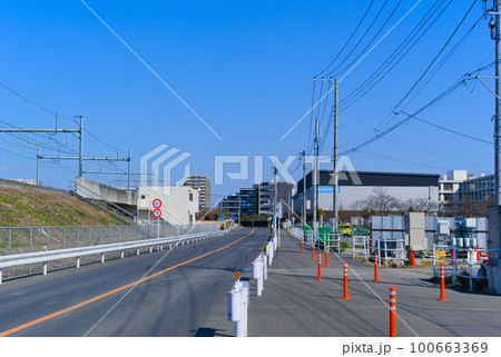 埼玉県越谷市越谷レイクタウン駅周辺の風景2023年3月 埼玉県越谷市越谷レイクタウン駅周辺の風景2023年3月 100663369