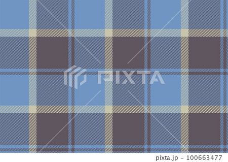 Plaid background, check seamless pattern. Vector fabric texture for textile print, wrapping paper, gift card or wallpaper. 100663477