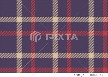 Plaid background, check seamless pattern in blue. Vector fabric texture for textile print, wrapping paper, gift card or wallpaper. Plaid background, check seamless pattern in blue. Vector fabric texture for textile print, wrapping paper, gift card or wallpaper. 100663478